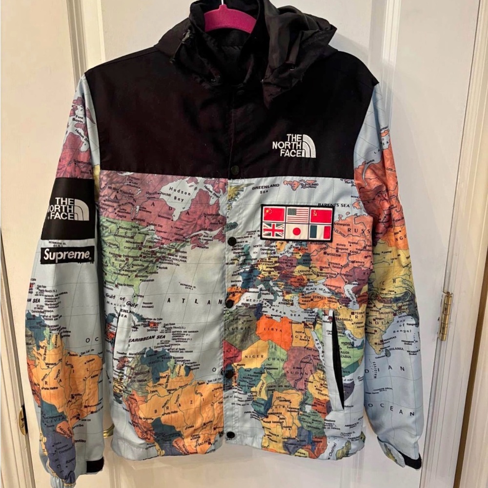 The North Face Multicolor World Map Jacket - image 1
